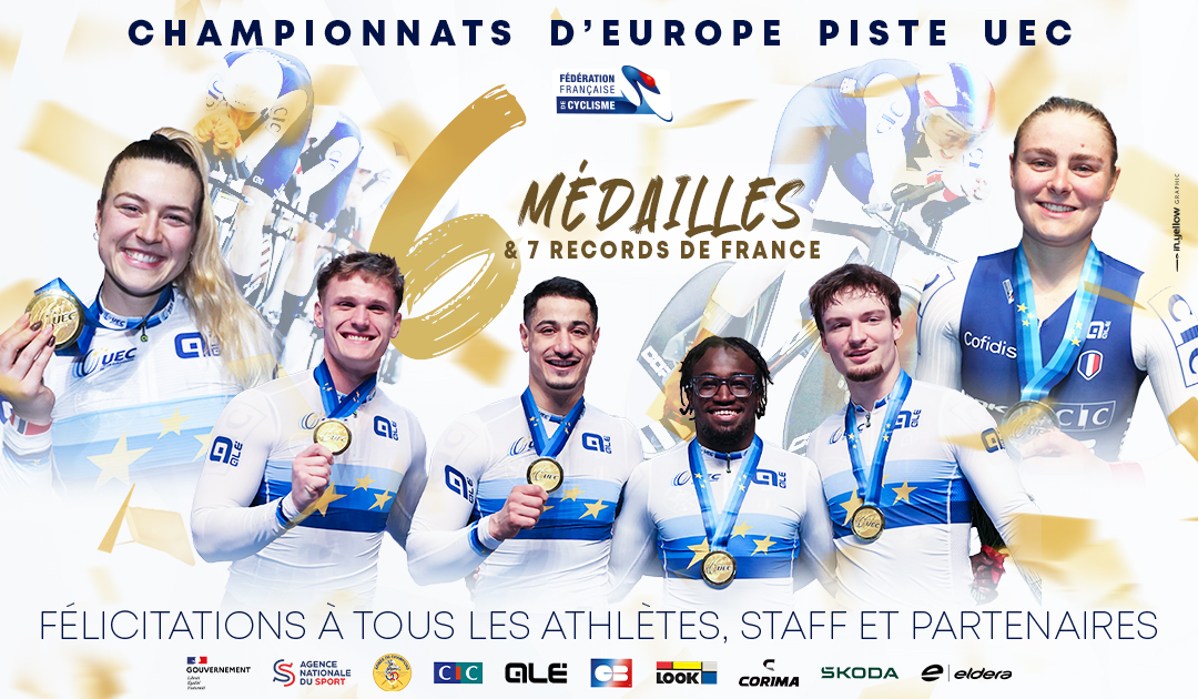 championnats europe piste 2026 france